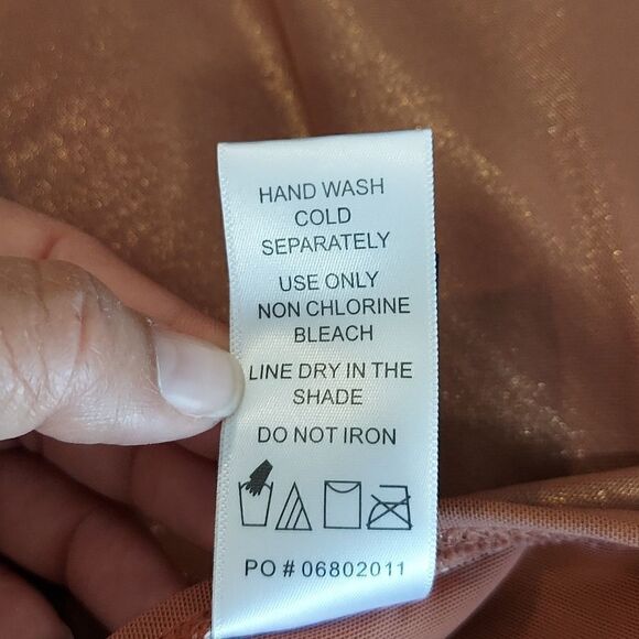 Gabifresh x Swimsuits For All Rose Gold One Piece Swimsuit Sz 22 G/H - Picture 12 of 12